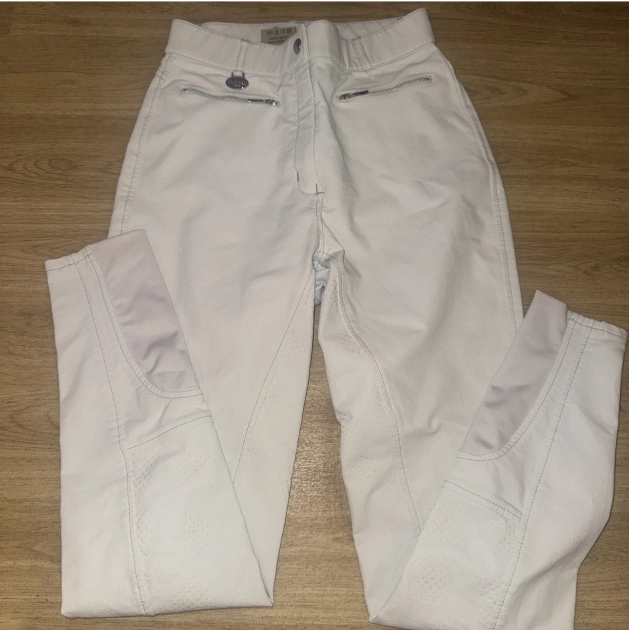 Rugged White Silicone Grip Breeches 26” - COMPETITION RRP £79.99