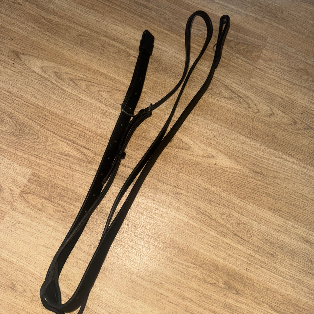 Black English Leather Pony Size Standing Martingale #29