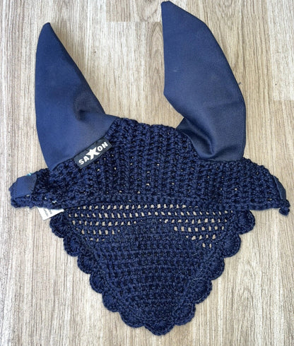 Saxon Navy Blue Bird Full Size Ears Ear Veil #12
