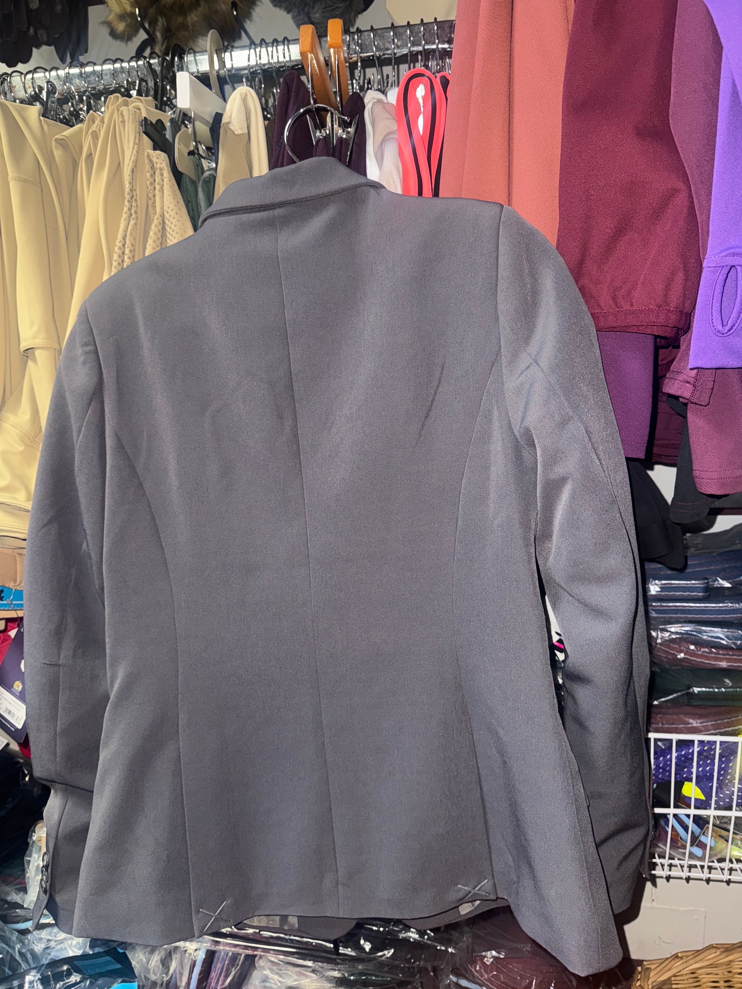 DUBLIN Casey Grey Tailored Jacket - Ladies Small