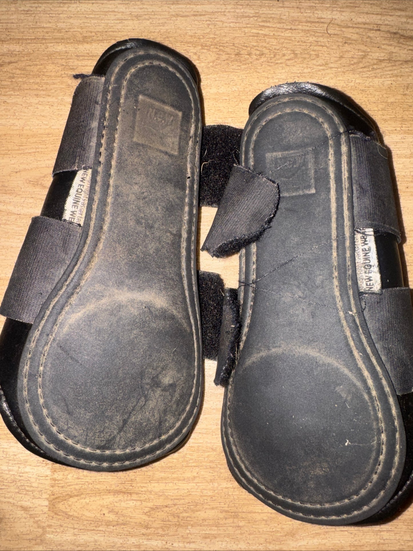 New Equine Wear Size Small Black Brushing Boots N.E.W
