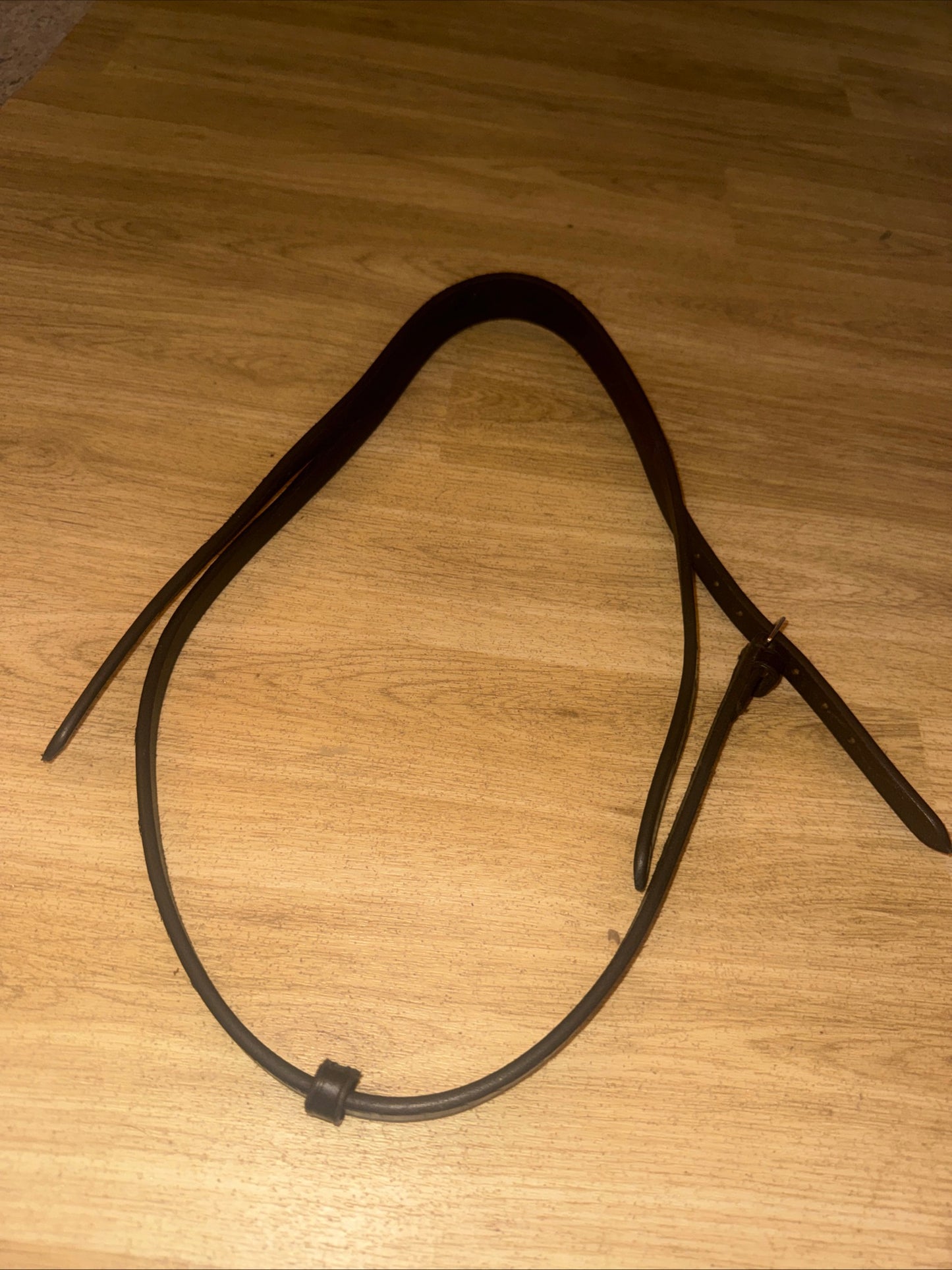 Black Size Pony Headpiece #30 Bridle Spare Tack English Leather