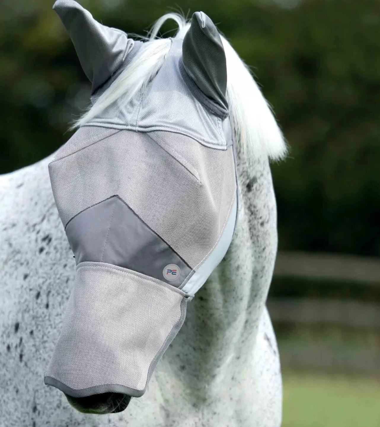 Premier Equine Buster Fly Mask Xtra Silver