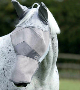 Premier Equine Buster Fly Mask Xtra Silver