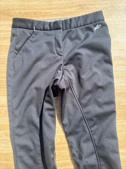 Harry Hall Ladies 28” Fleece Lined Breeches Shell Stretch Second Hand Rider Wear
