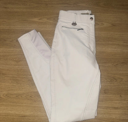 Rugged White Silicone Grip Breeches 26” - COMPETITION RRP £79.99