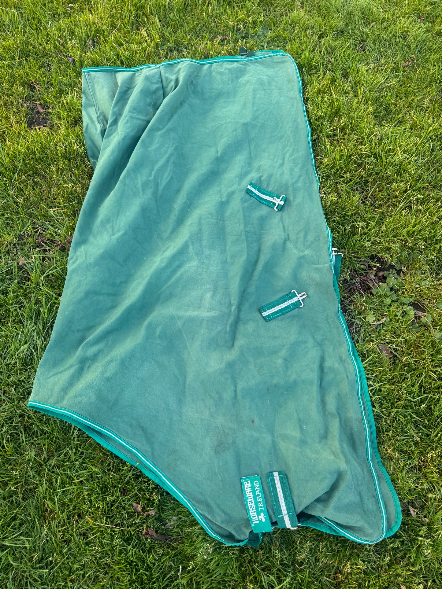 Horseware Ireland Green Stable Sheet Summer Rug  6ft 6’0 Heavy Duty Cotton