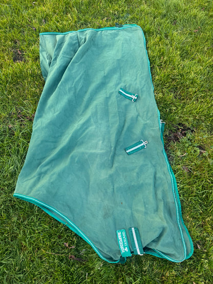 Horseware Ireland Green Stable Sheet Summer Rug  6ft 6’0 Heavy Duty Cotton