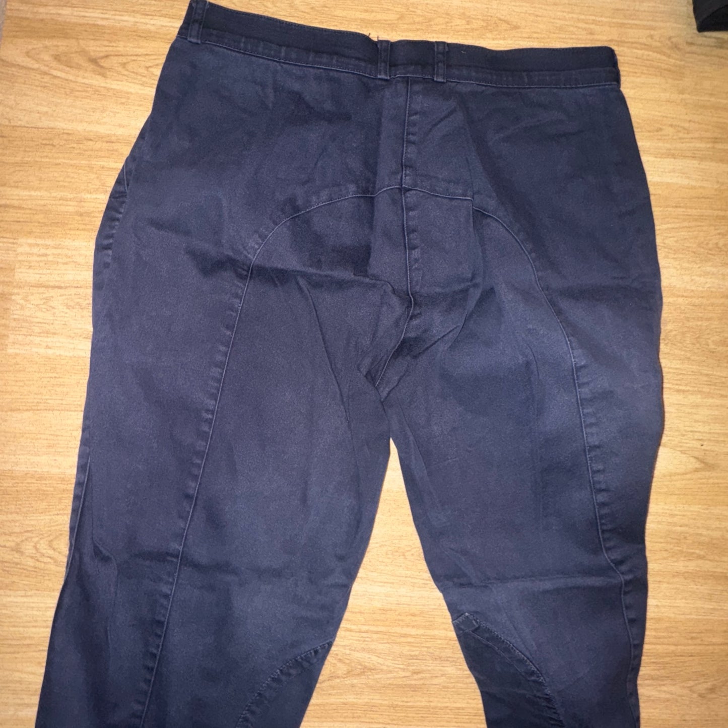 Dublin Navy Pleated 32” Breeches
