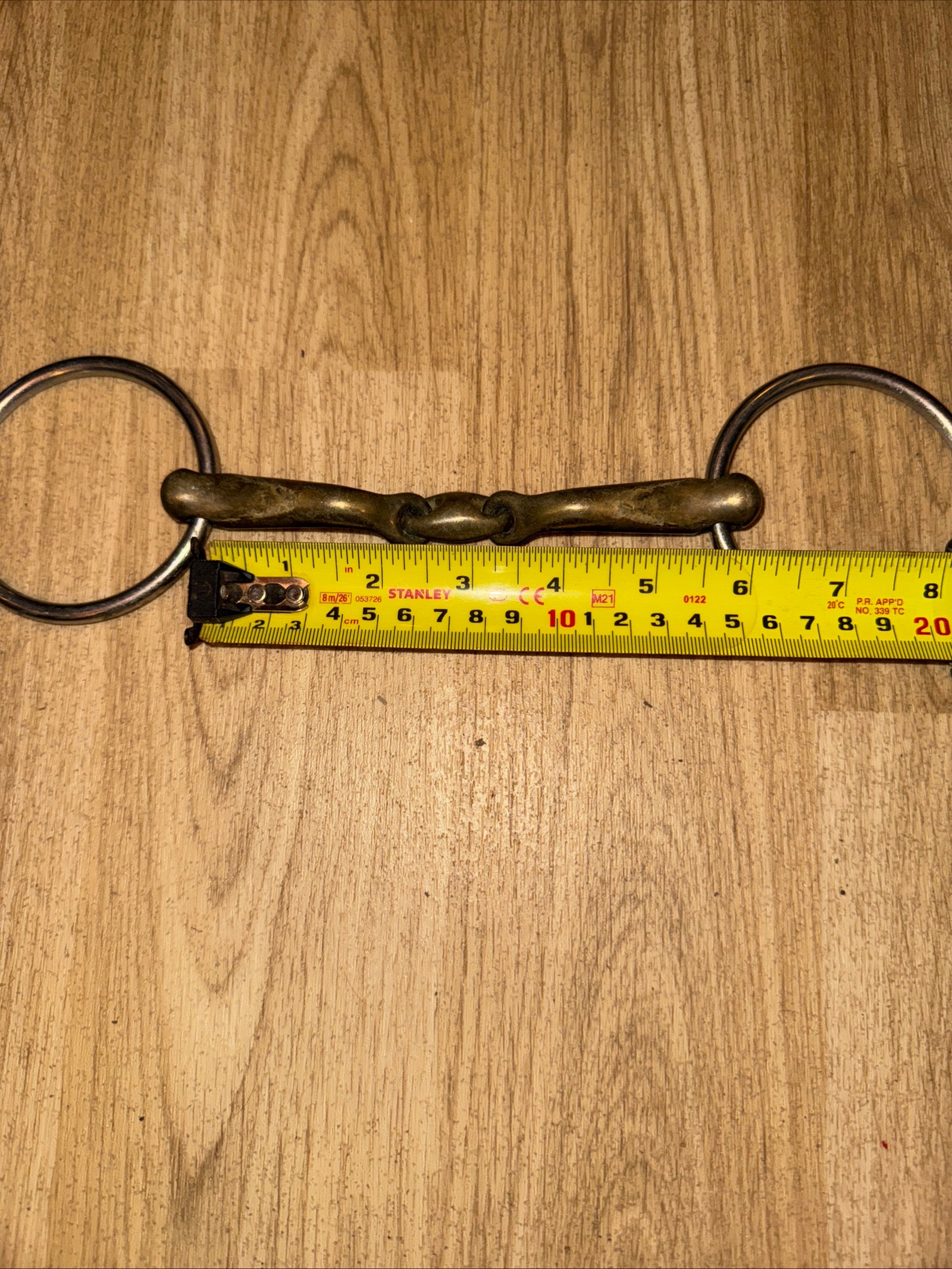 5.5” Copper Mix Lozenge Snaffle - CURVED MOUTHPIECE