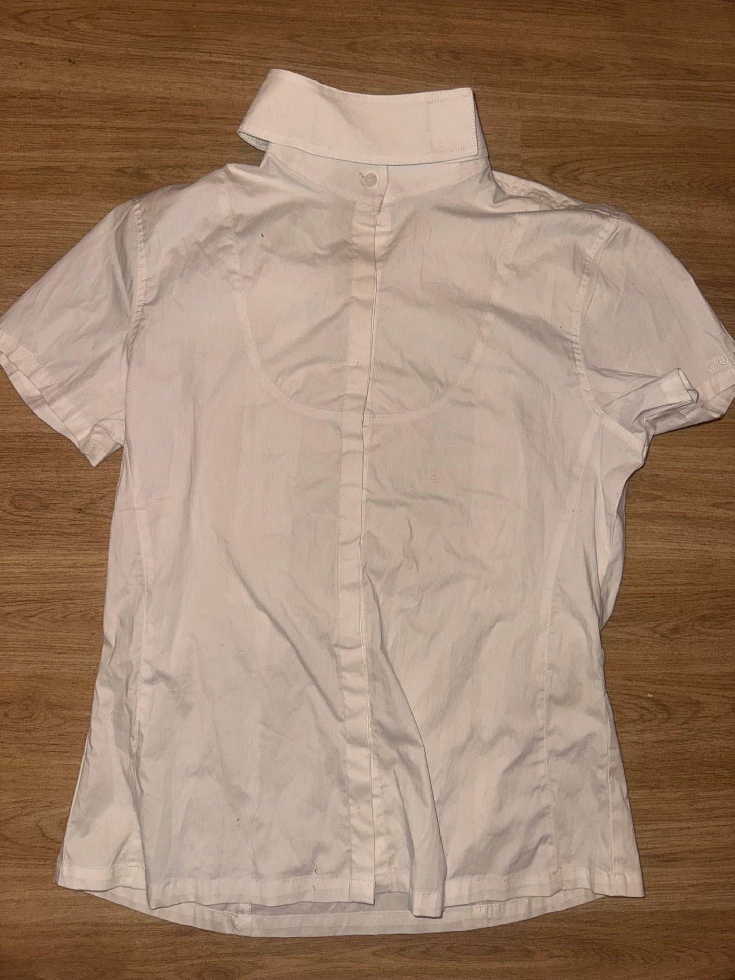 Dublin White Stock Shirt Show Ladies 12 | Horse Riding Hunting Showing