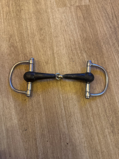Vulcanite D Ring 5” Snaffle