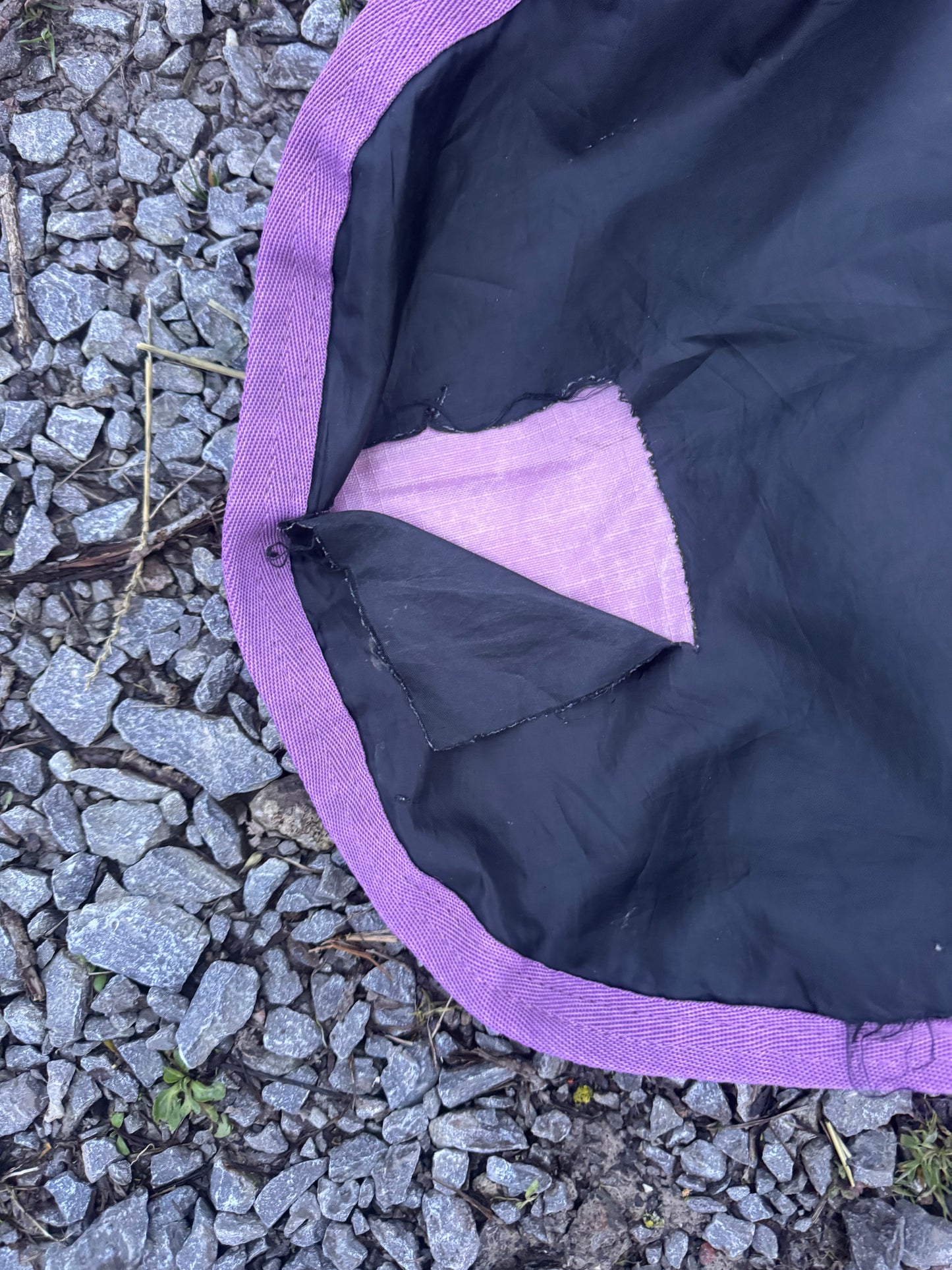 Hillman Equestrian Purple 6ft No Full Half Neck Turnout Rug | 0g Waterproof