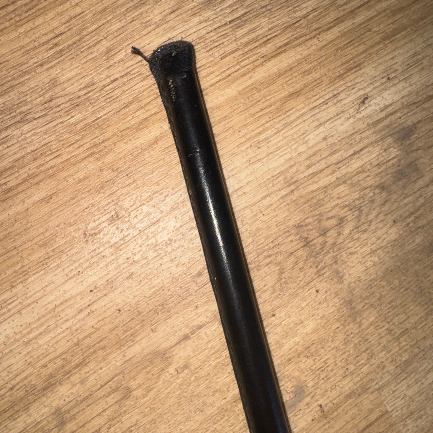 Black 23” Leather Showing Cane | Show Second Hand Rider Horse Tack Pony Cob #19