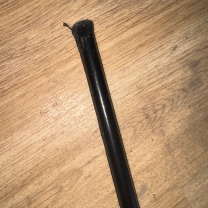 Black 23” Leather Showing Cane | Show Second Hand Rider Horse Tack Pony Cob #19