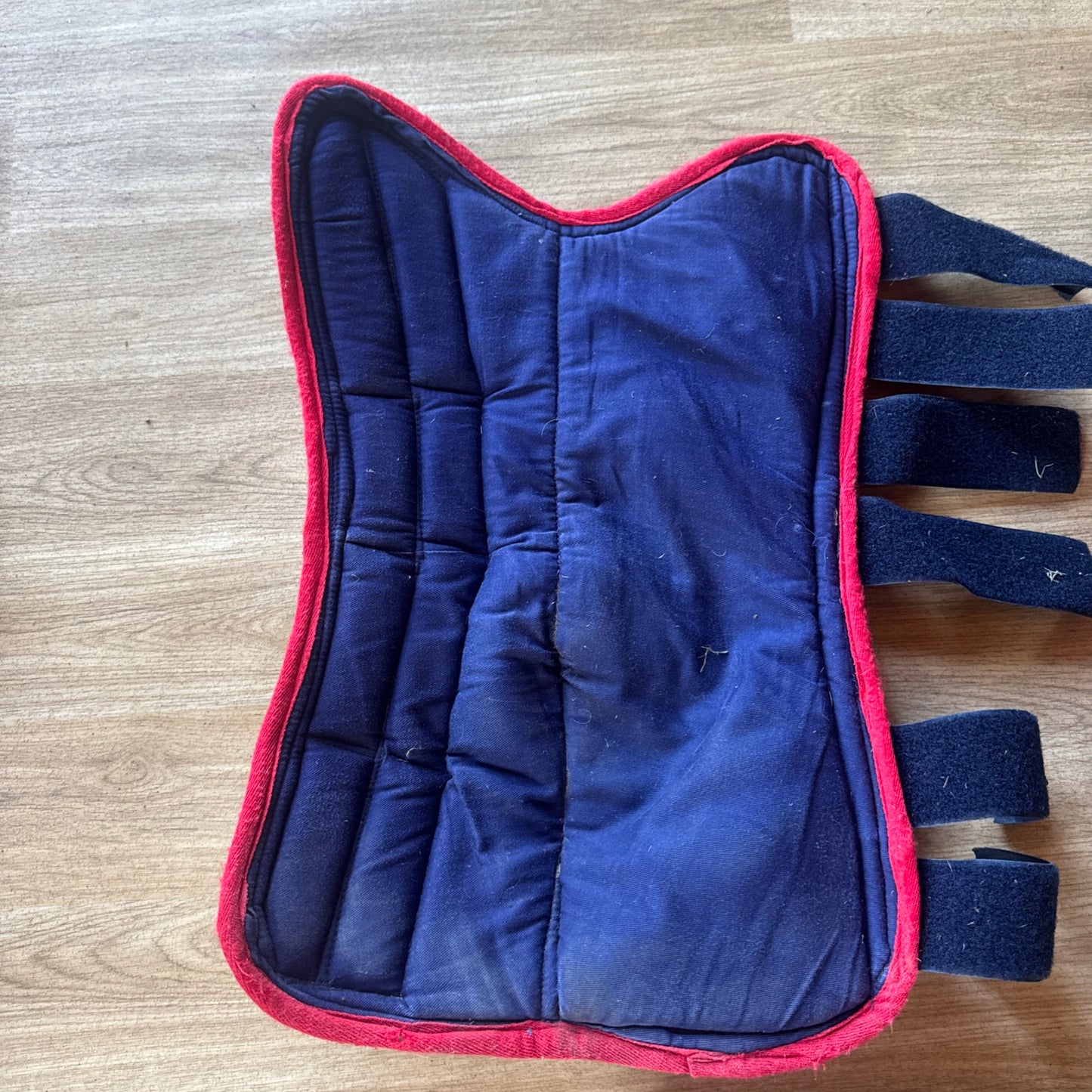 Padded Full Size Navy/Red Travel Boots X 4 | Front & Rears | Second Hand Tack