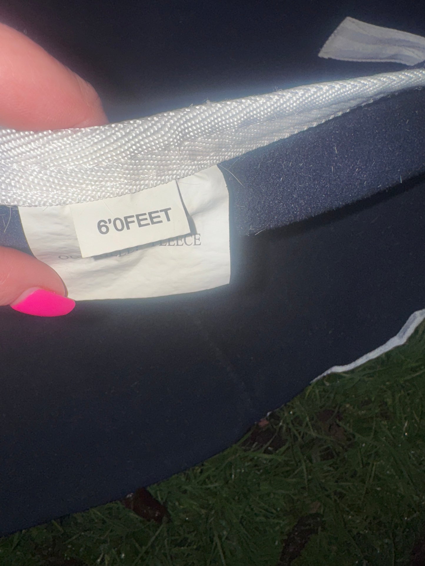Navy 6ft Fleece Rug - Cooler Travel Stable