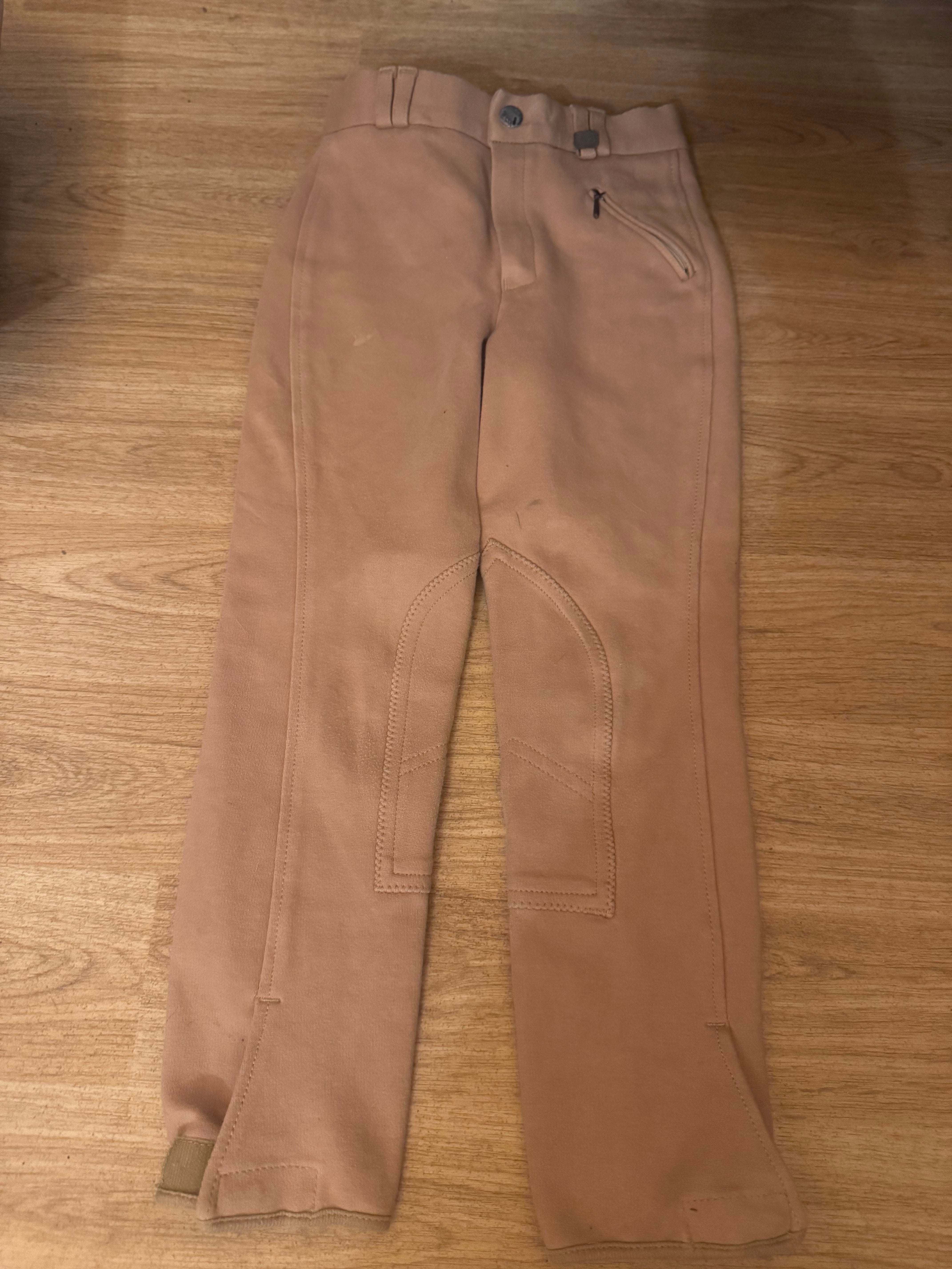 Shires Saddlehuggers Beige Breeches - Childs 20”