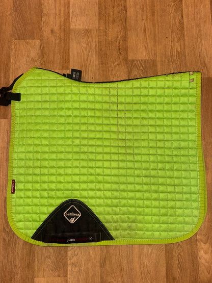 Lemieux Lime Green Dressage Square Saddle Pad | Size Large