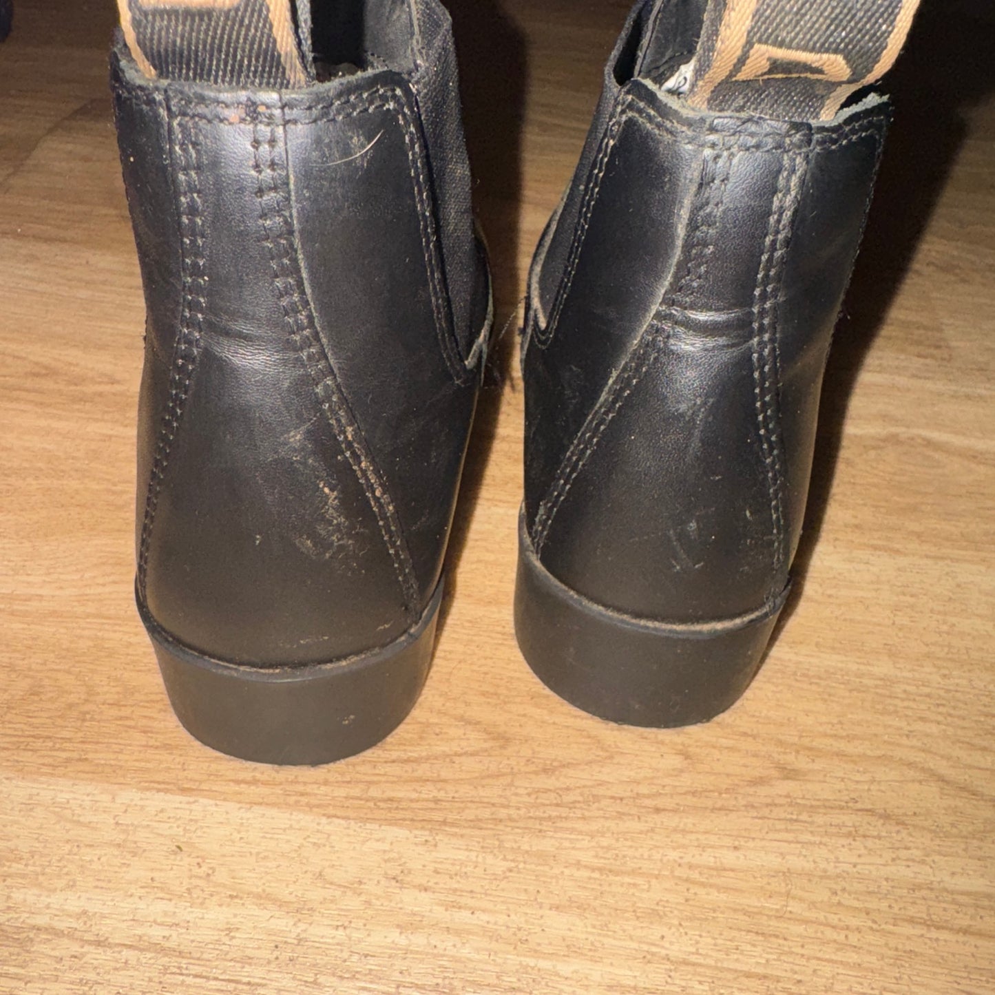 Dublin Black Leather Childs Size 13 Jodphur Boots