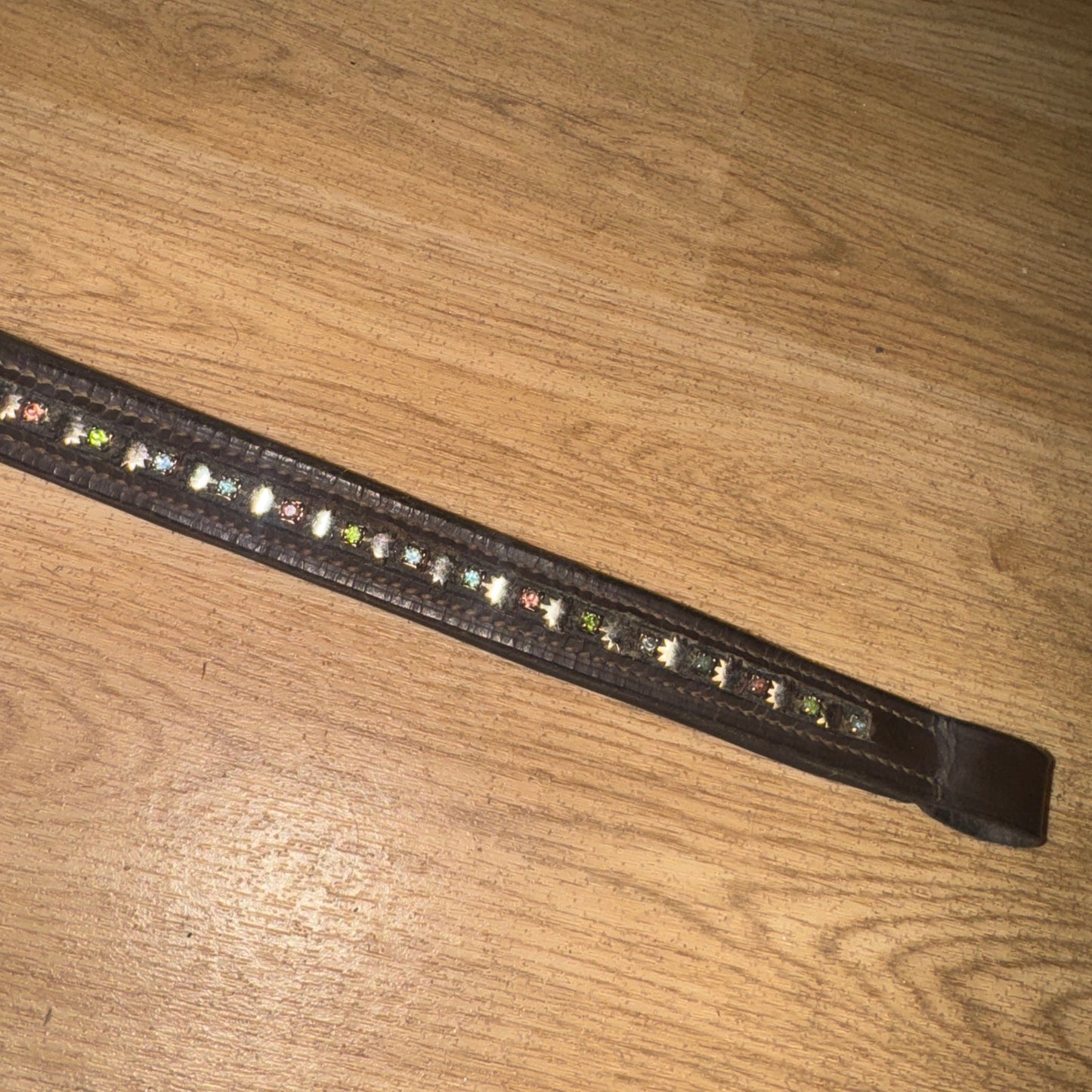 Diamanté Brown Pony Browband #345