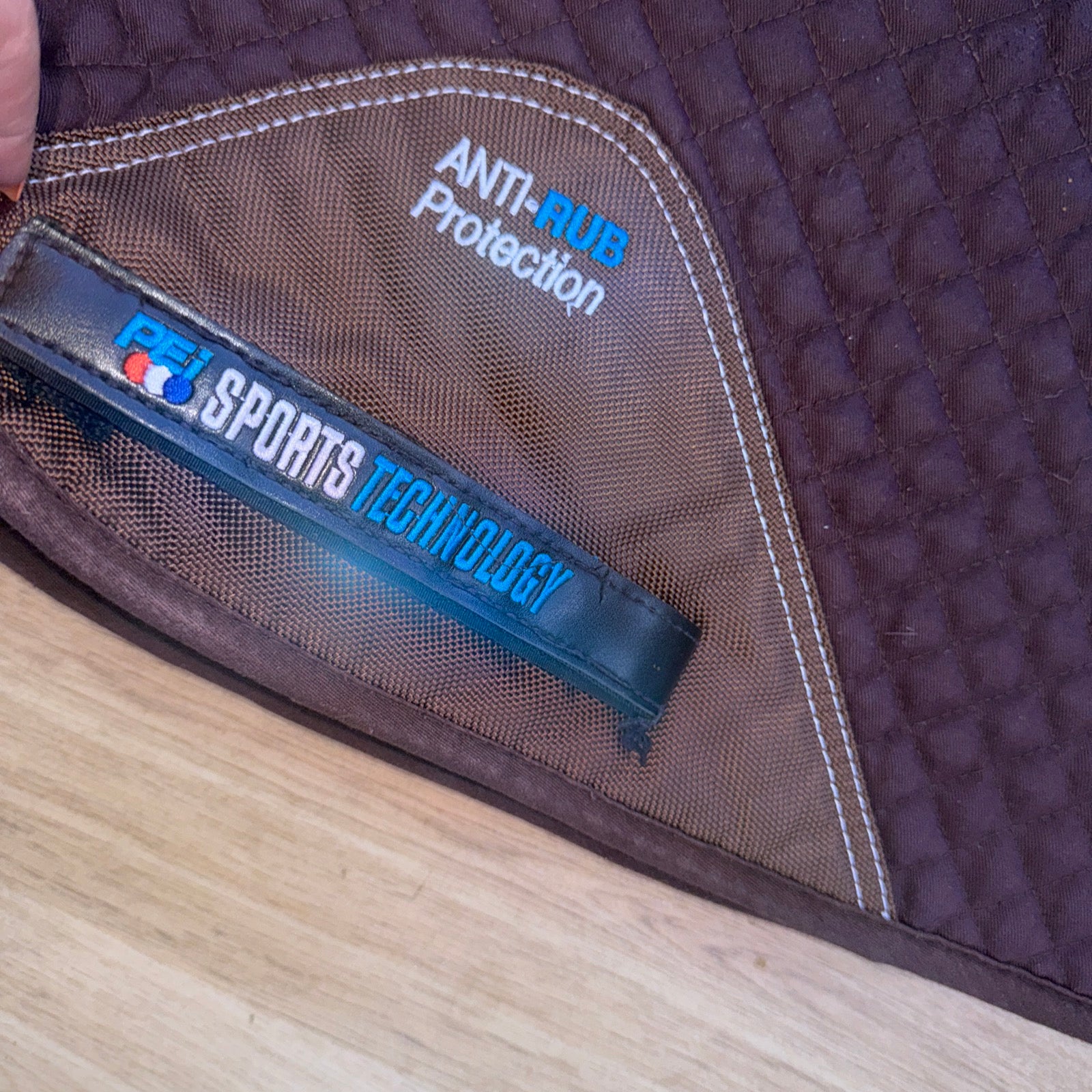 Premier Equine Brown Full Size Dressage Square Saddle Pad D / Free Postage
