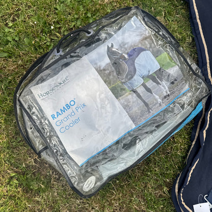 New Rambo Grand Prix Cooler Rug 6’0 Second Hand Horse Cob Tack
