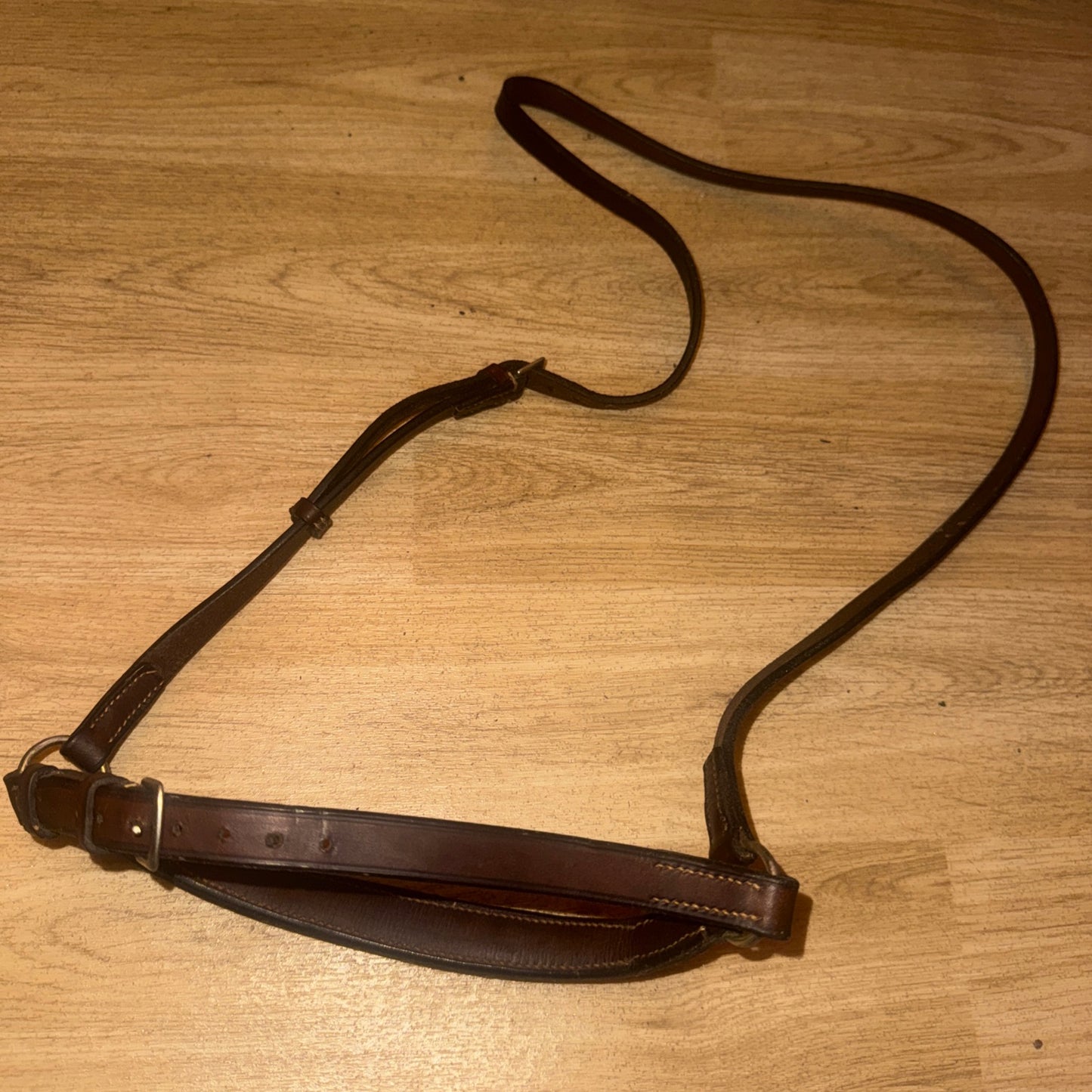 English Leather Size Full Traditional Drop Noseband | Second Hand Horse Tack #11