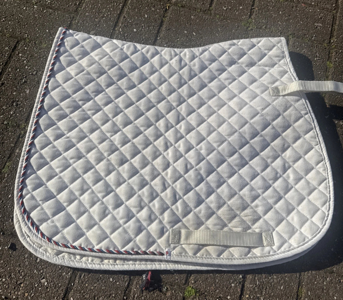 Shires Wessex White Pony/Cob Saddle Pad