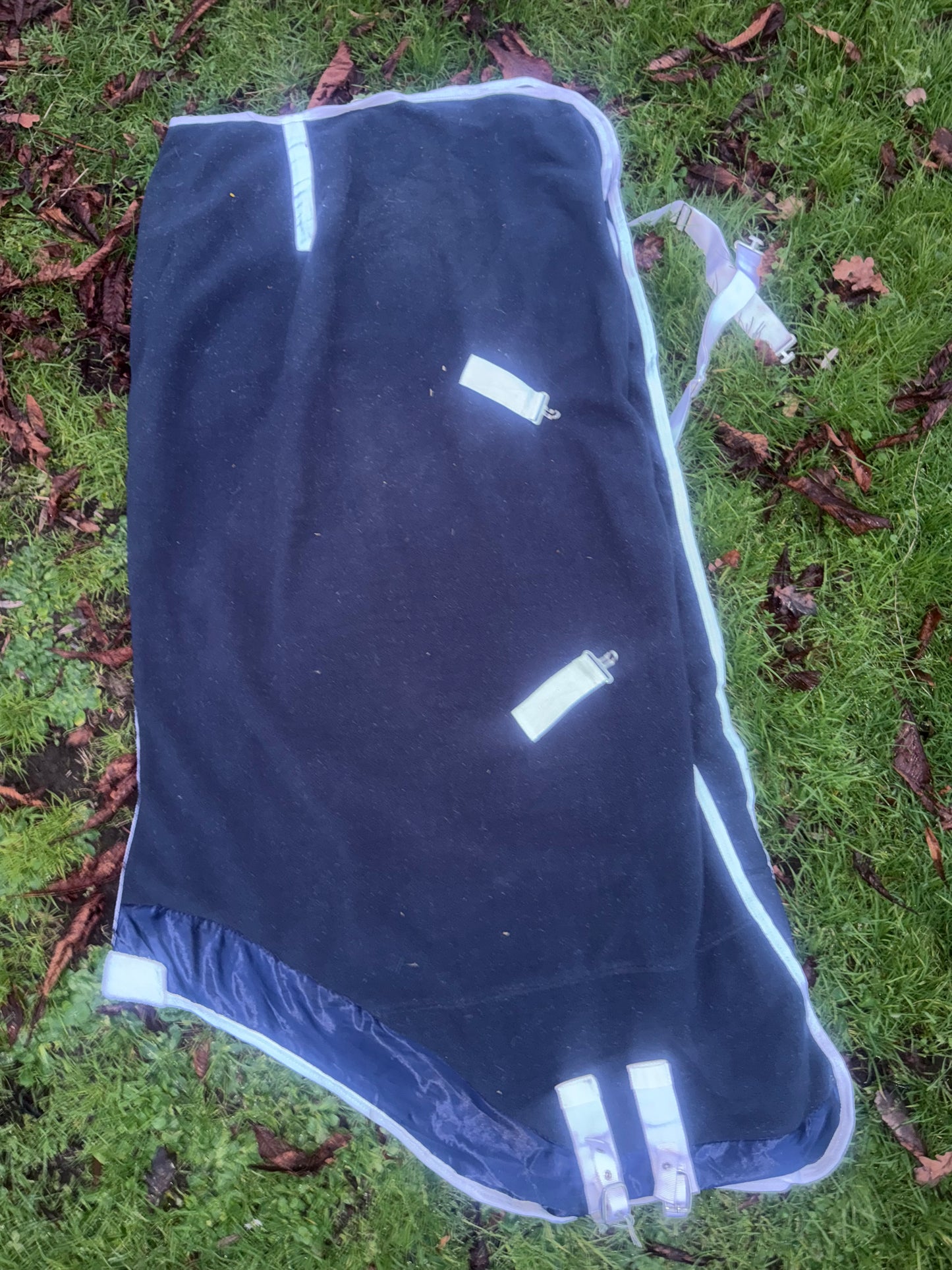 Navy 6ft Fleece Rug - Cooler Travel Stable