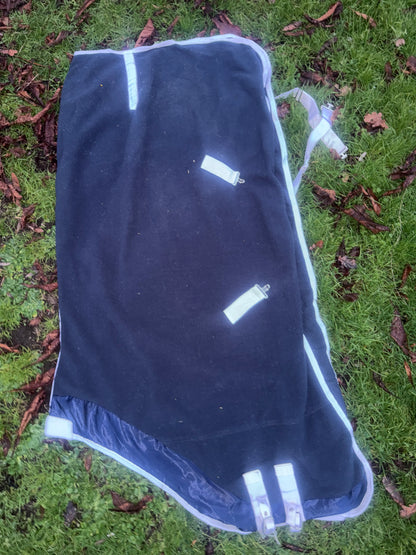 Navy 6ft Fleece Rug - Cooler Travel Stable