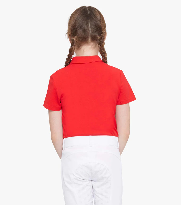 Premier Equine Beau Girls Polo Shirt - 5/6 yrs