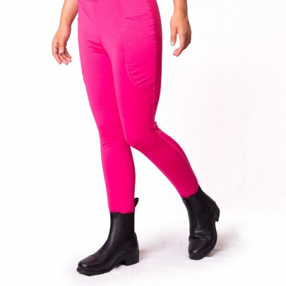 GALLOP High-Waist Pocket Silicone Knee Tights