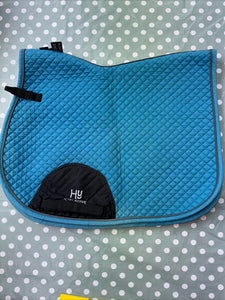 Hy Sport Size Cob To Full Blue Saddle Pad