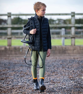 Premier Equine Diablo Junior Unisex Riding Breeches - Olive or Black