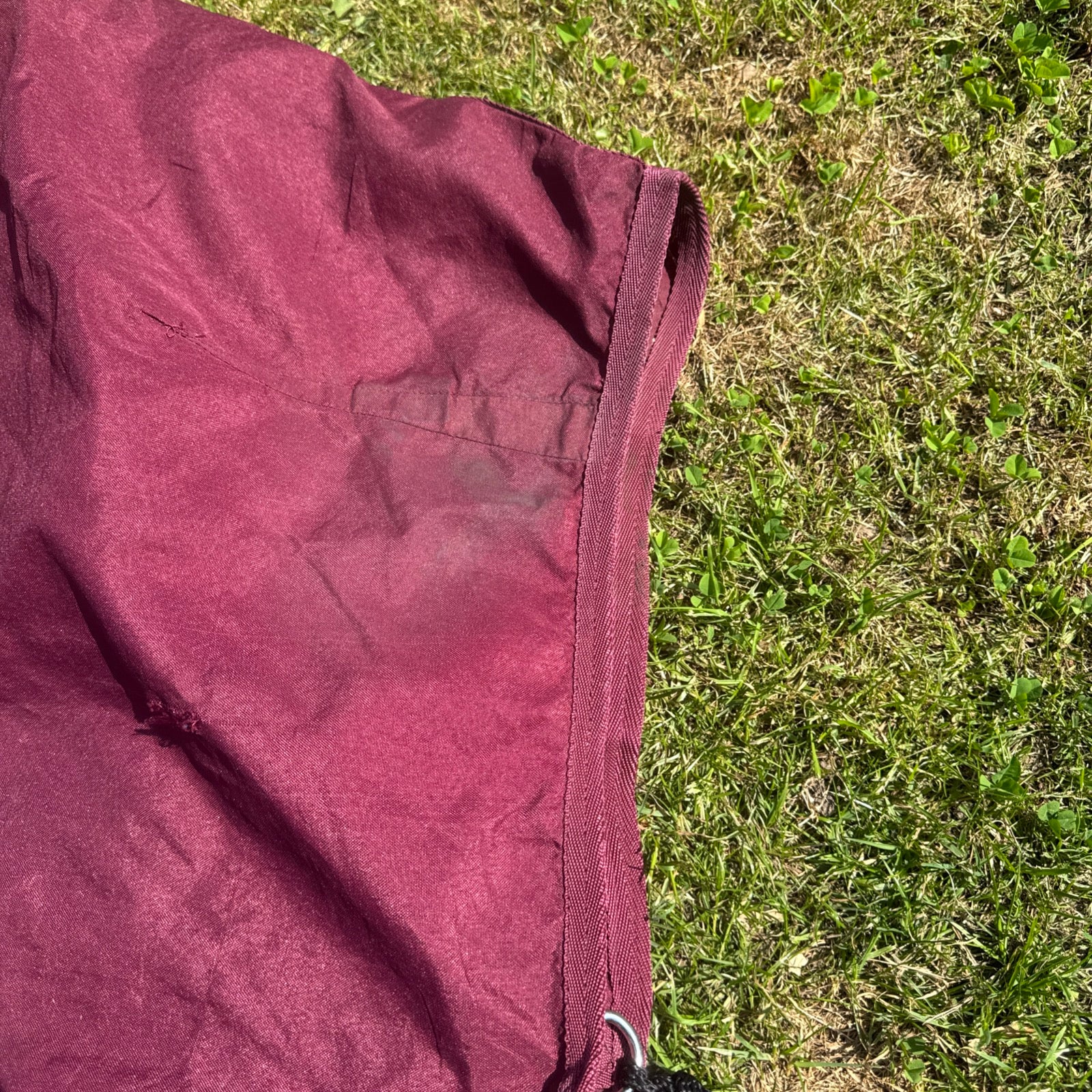 Burgandy 6’6 Stable Sheet  - Travel Rug