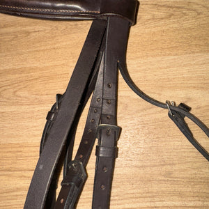 Brown Full Size English Leather Bridle - Free Post #2002