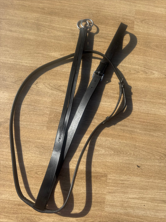 English Black Full Size Running Martingale #11