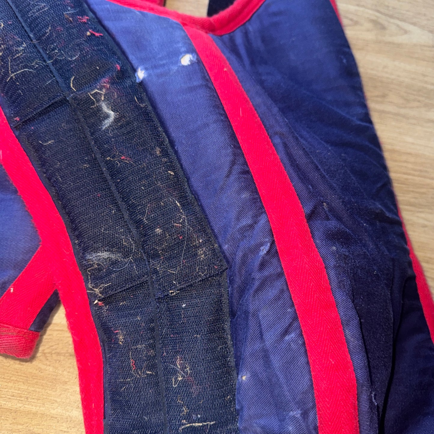 Padded Full Size Navy/Red Travel Boots X 4 | Front & Rears | Second Hand Tack