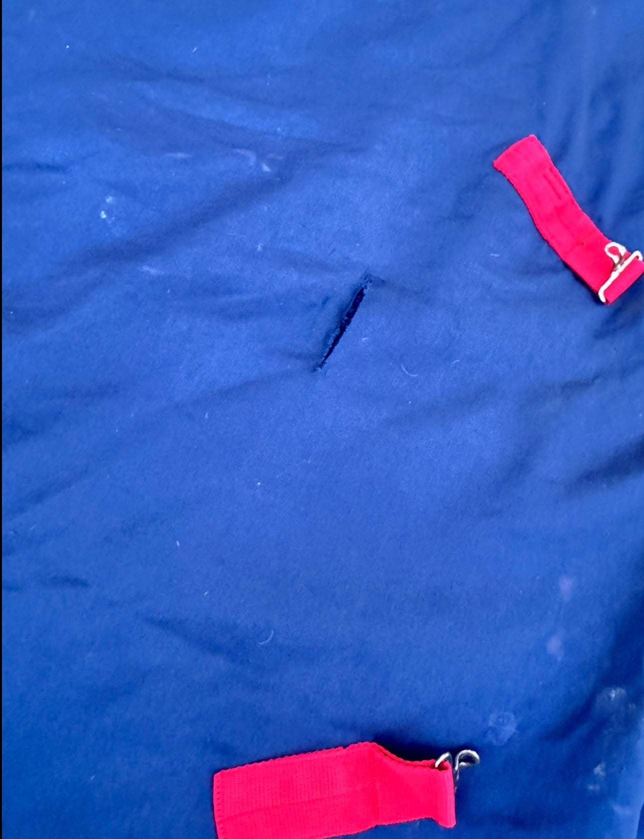 Weatherbeeta Navy Bound Red 5’9 Summer Sheet Cotton Rug Travel Stable