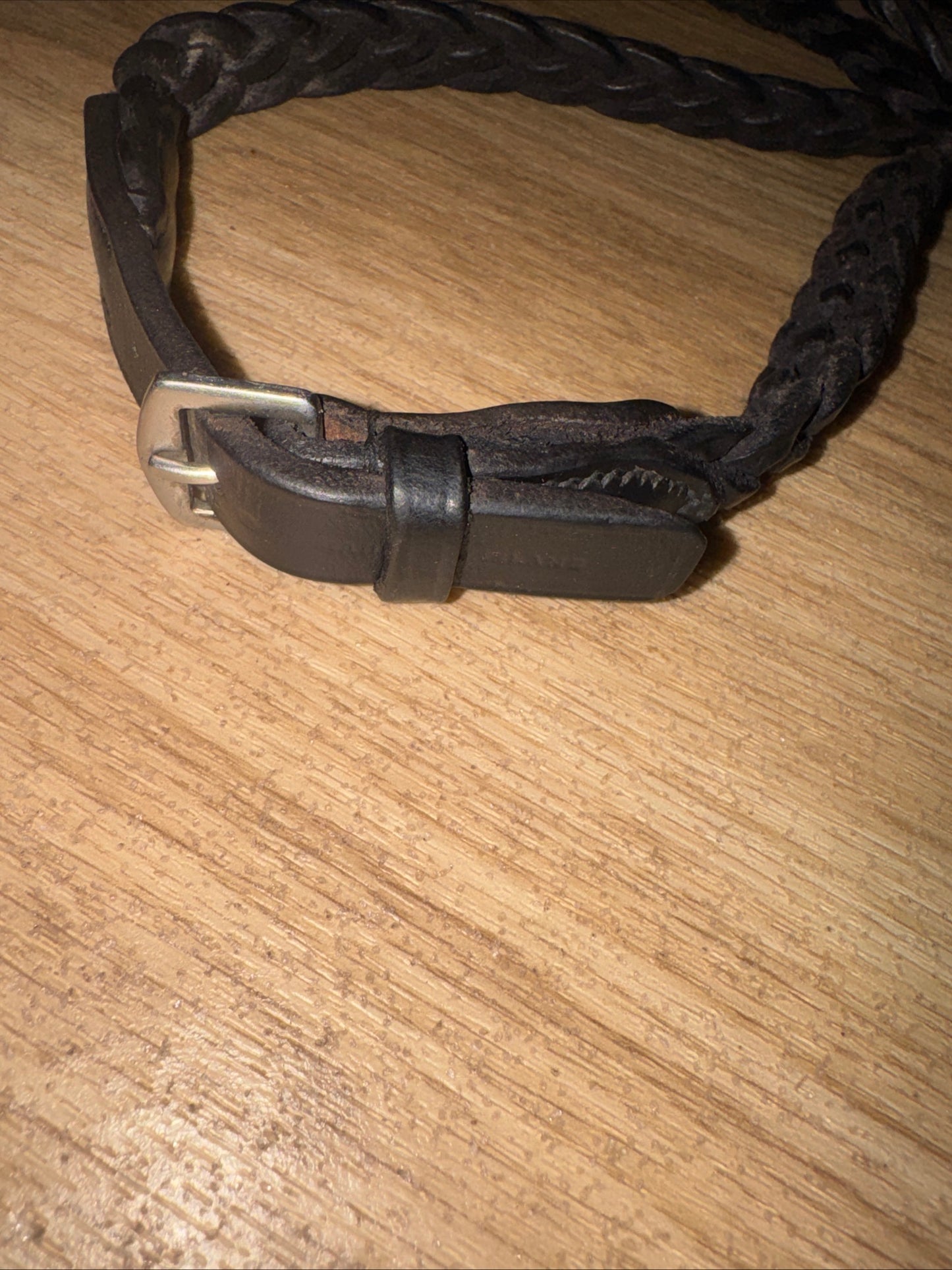 English Leather Black 58” Plaited Reins / Showing Show #341