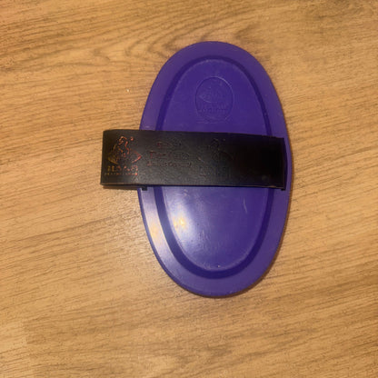 Haas Purple Curry Comb - Deep Clean Brush #1