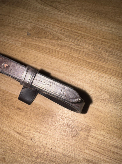English Leather Brown Size Full Flash Strap And Connector Horse Tack Bridle #12
