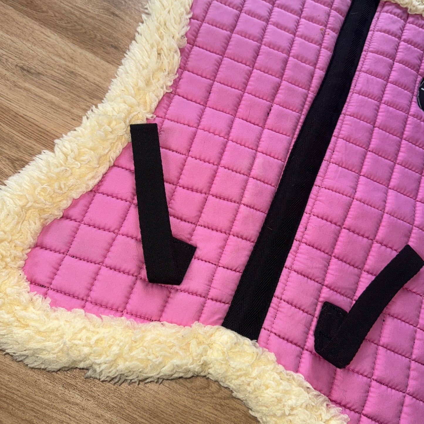 A&S Equestrian Pink Full Size Half Pad