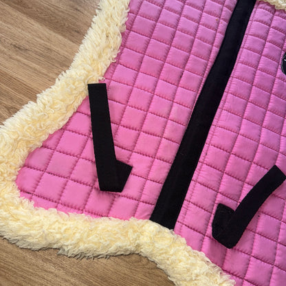 A&S Equestrian Pink Full Size Half Pad