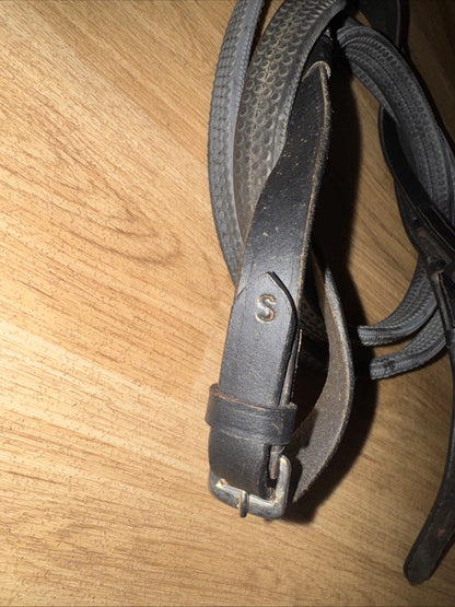 Black Rubber 48” Reins #349 | Second Hand Tack