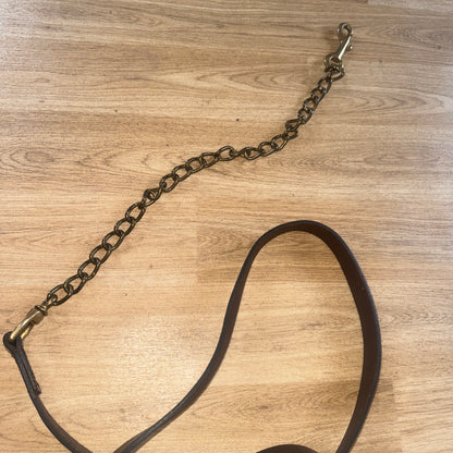 Jeffries Havana Brown English Leather Inhand Lead Wide Show Showing Horse #11