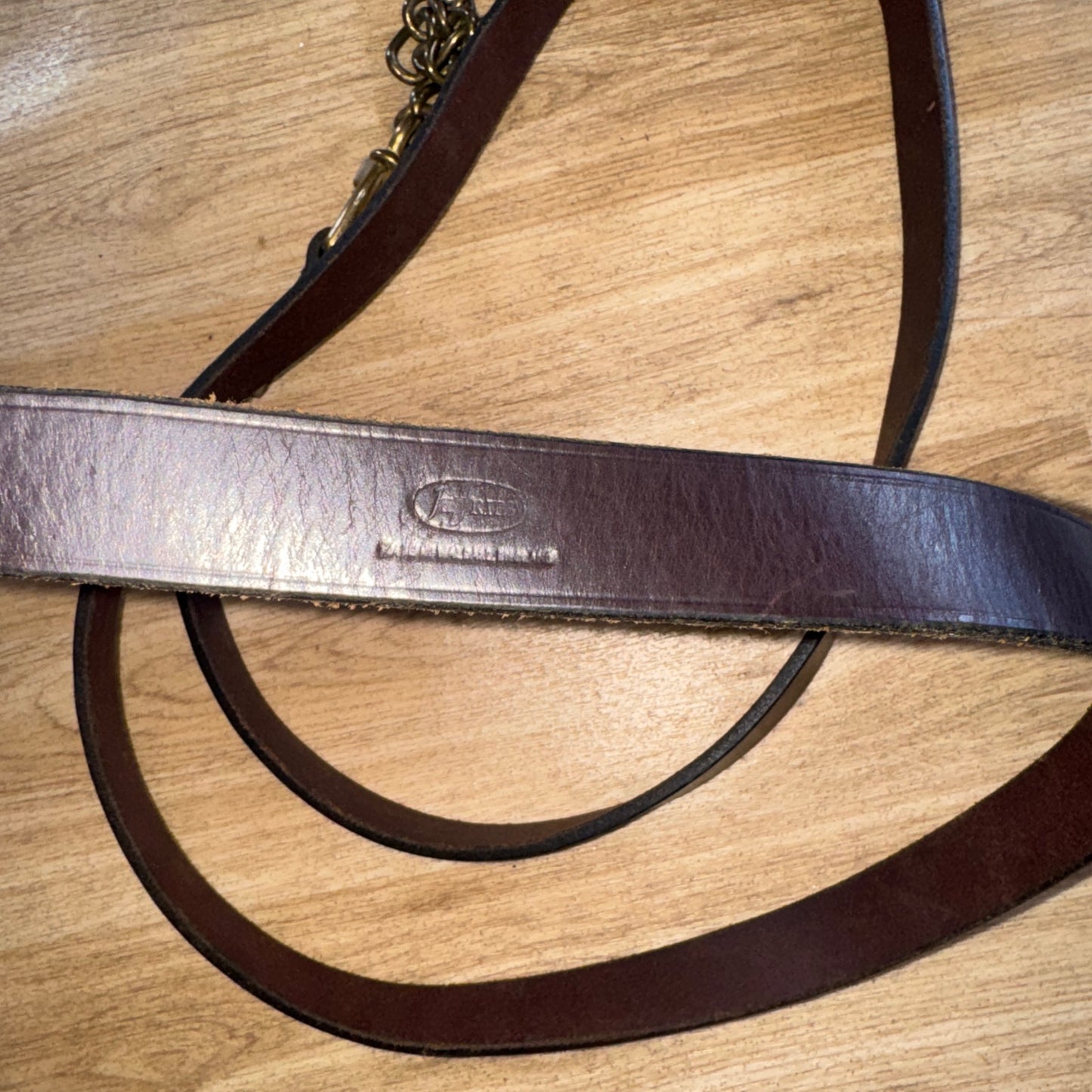 Jeffries Havana Brown English Leather Inhand Lead Wide Show Showing Horse #11