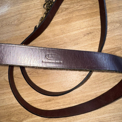 Jeffries Havana Brown English Leather Inhand Lead Wide Show Showing Horse #11