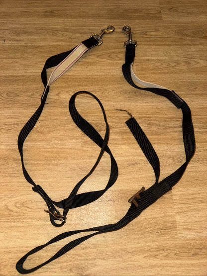 Elasticated Side Reins - One Size - Adjustable Second Hand Horse Pony Tack #134
